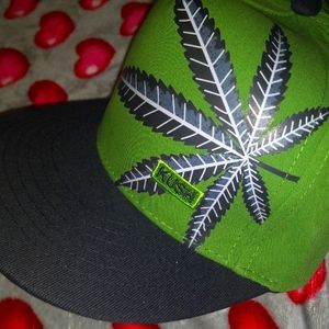 BRAND NEW Men's Kush Snap Back Hat (Green)